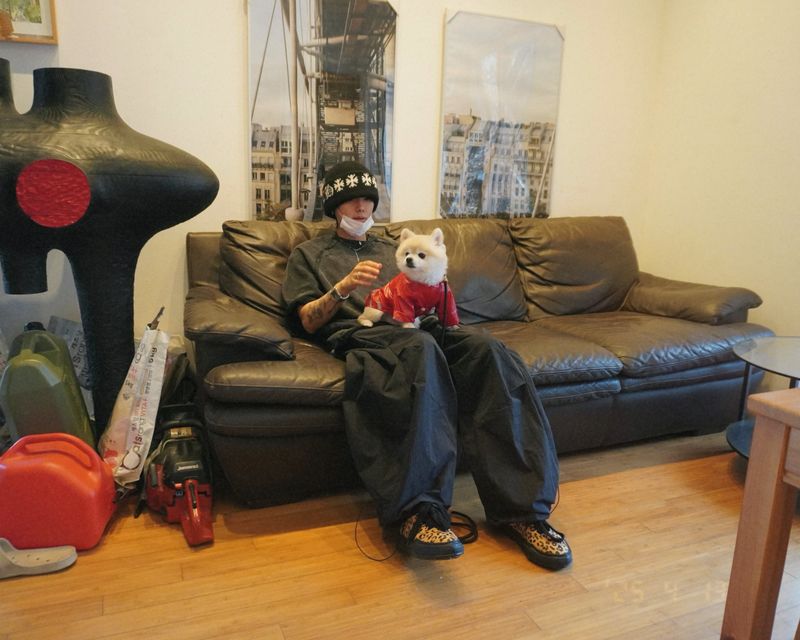 Tart Pintuck Wide Balloon Pants 3C
