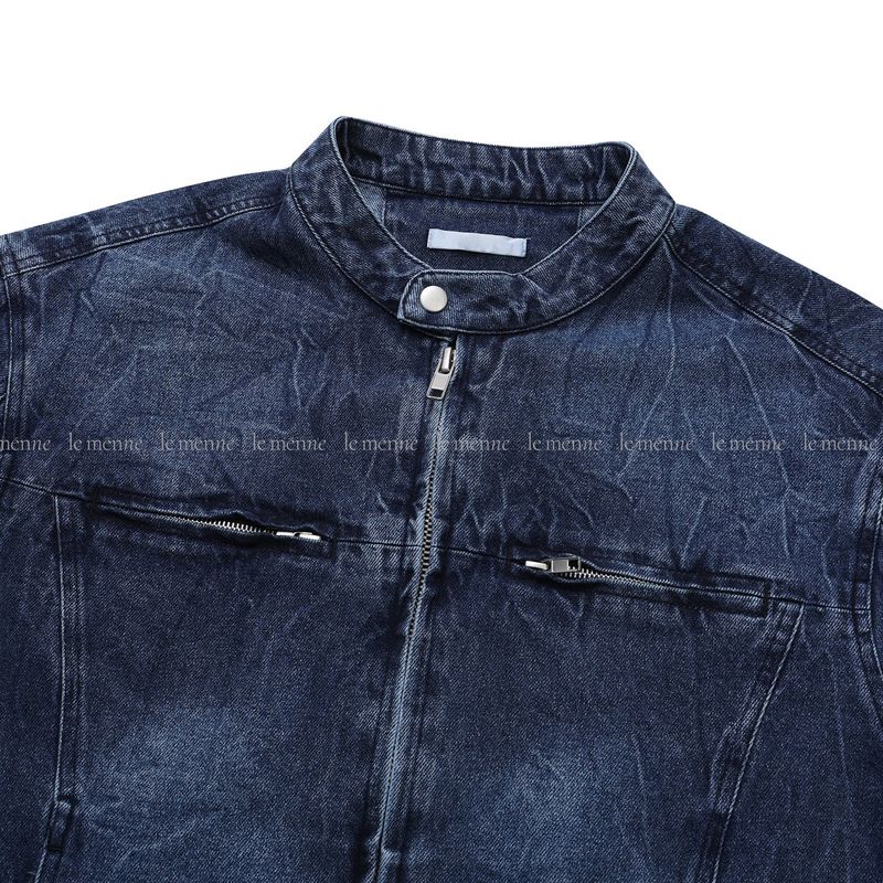 LMN Labo Thunder washed denim jacket (2 colors)