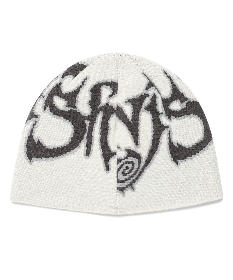 PSYCHE JACQUARD BEANIE IVORY(CV2FSUAB20A)