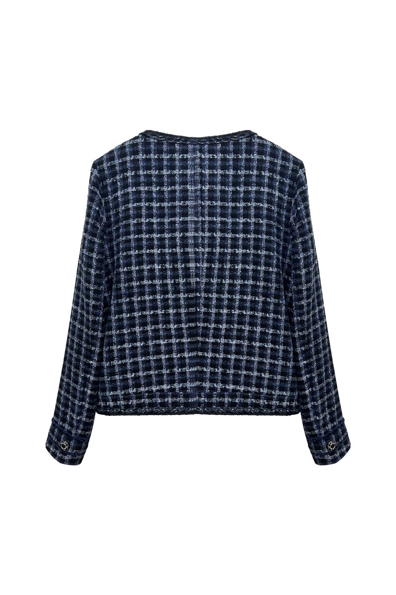 COMELY TWEED JACKET / BLACK