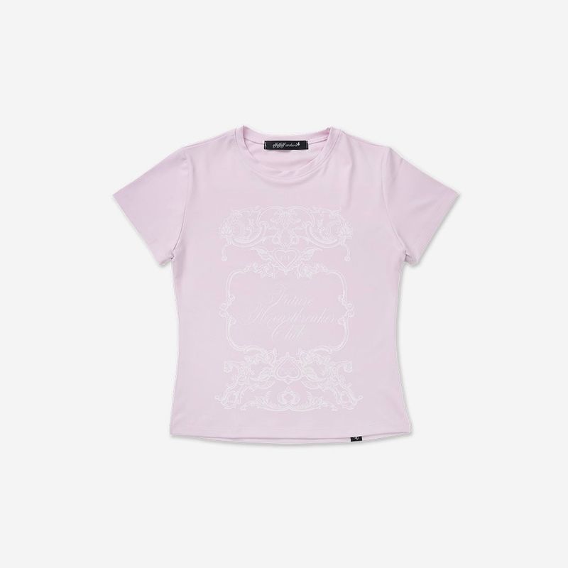 elfelfelf archives（エルフエルフエルフアーカイブ）の「HEARTBREAKERS CLUB TSHIRTS [PINK]（Tops）」