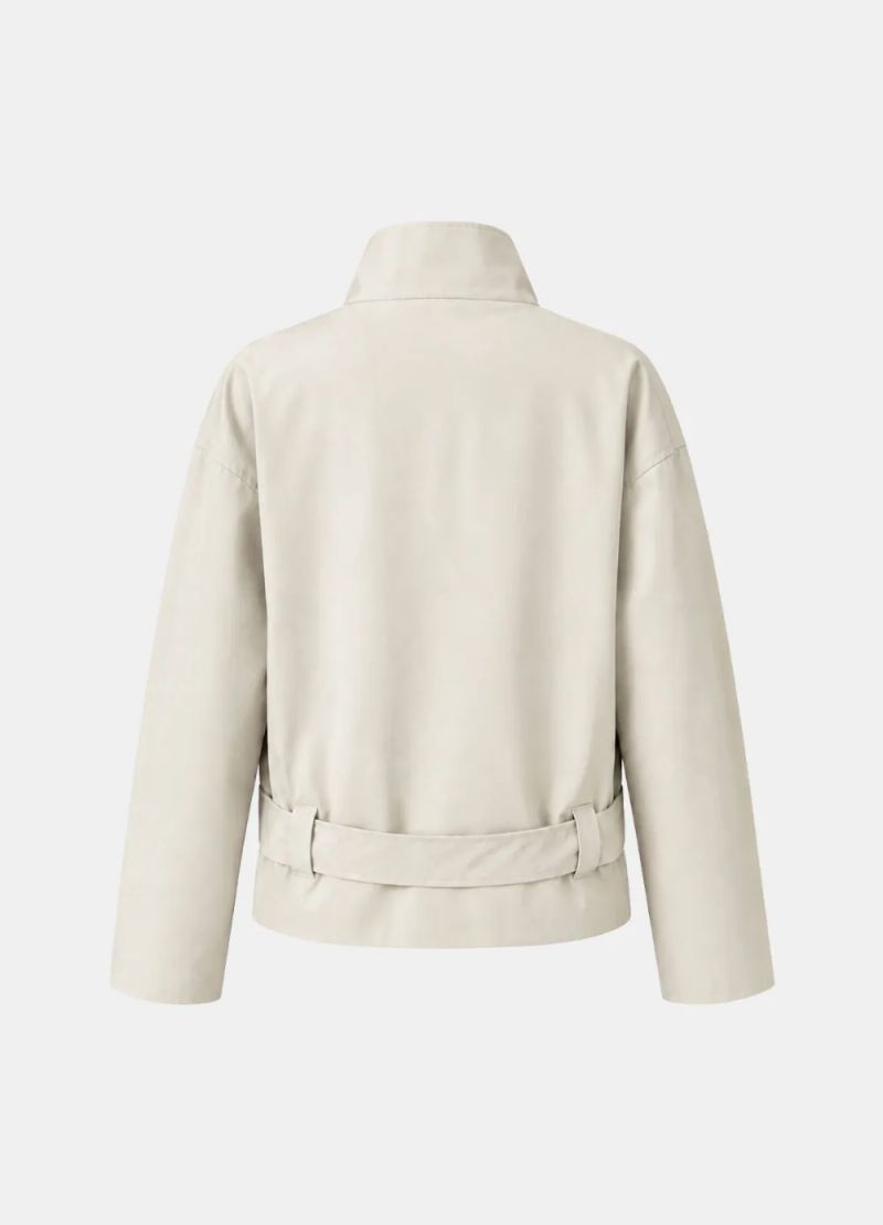 Adele Double-breasted Trench Short Jacket