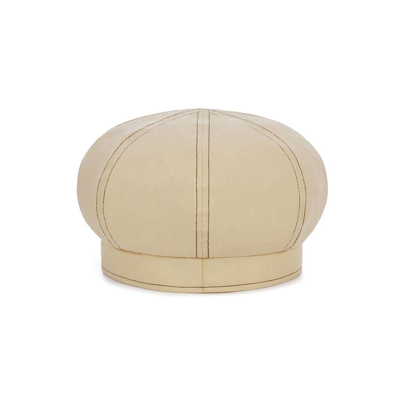 Scribble Point Beret Yellow