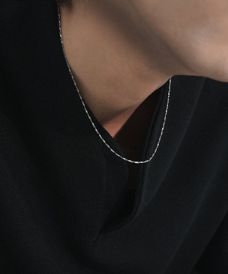 GRAYNOISE（グレーノイズ）の「スリムライナーチェーンネックレス (925 silver)（アクセサリー）」