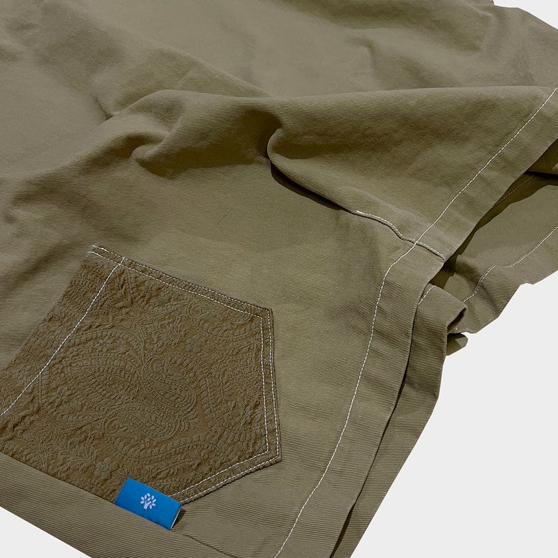 bio jacquard pocket shirts_beige