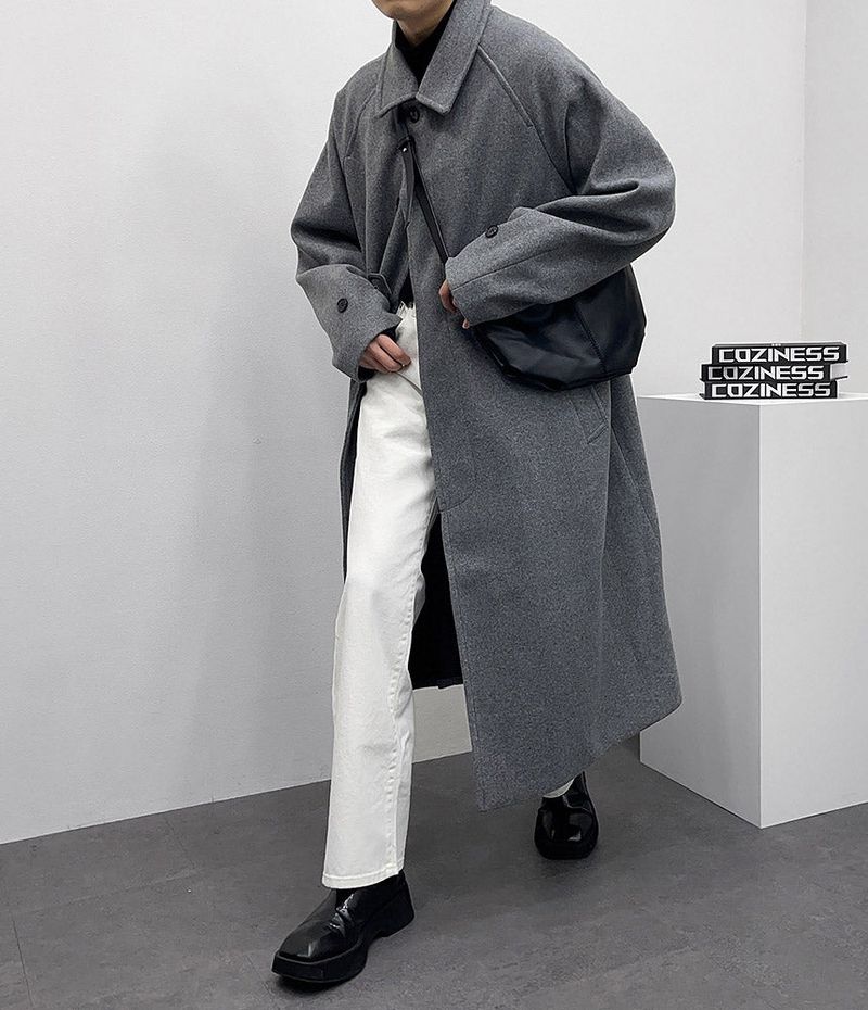 TW Regular Balmacan Wool Coat (3colors)