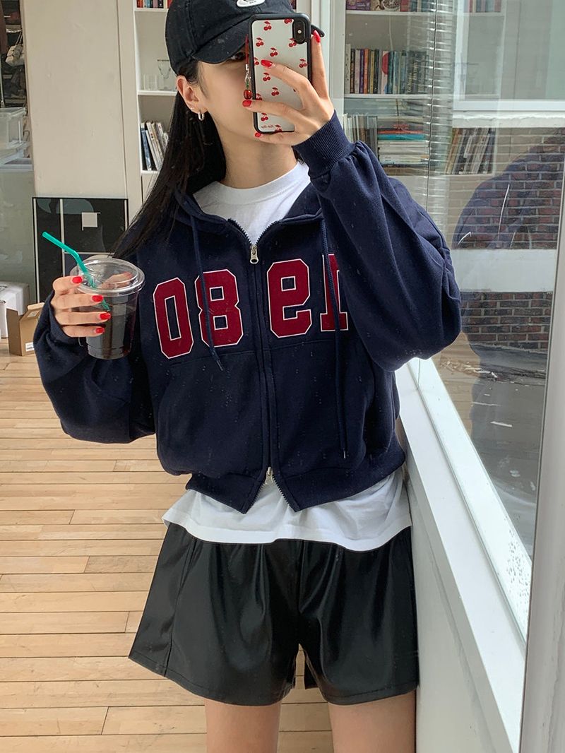 [Additional Fluff option] 1980 two-way hooded zip-up