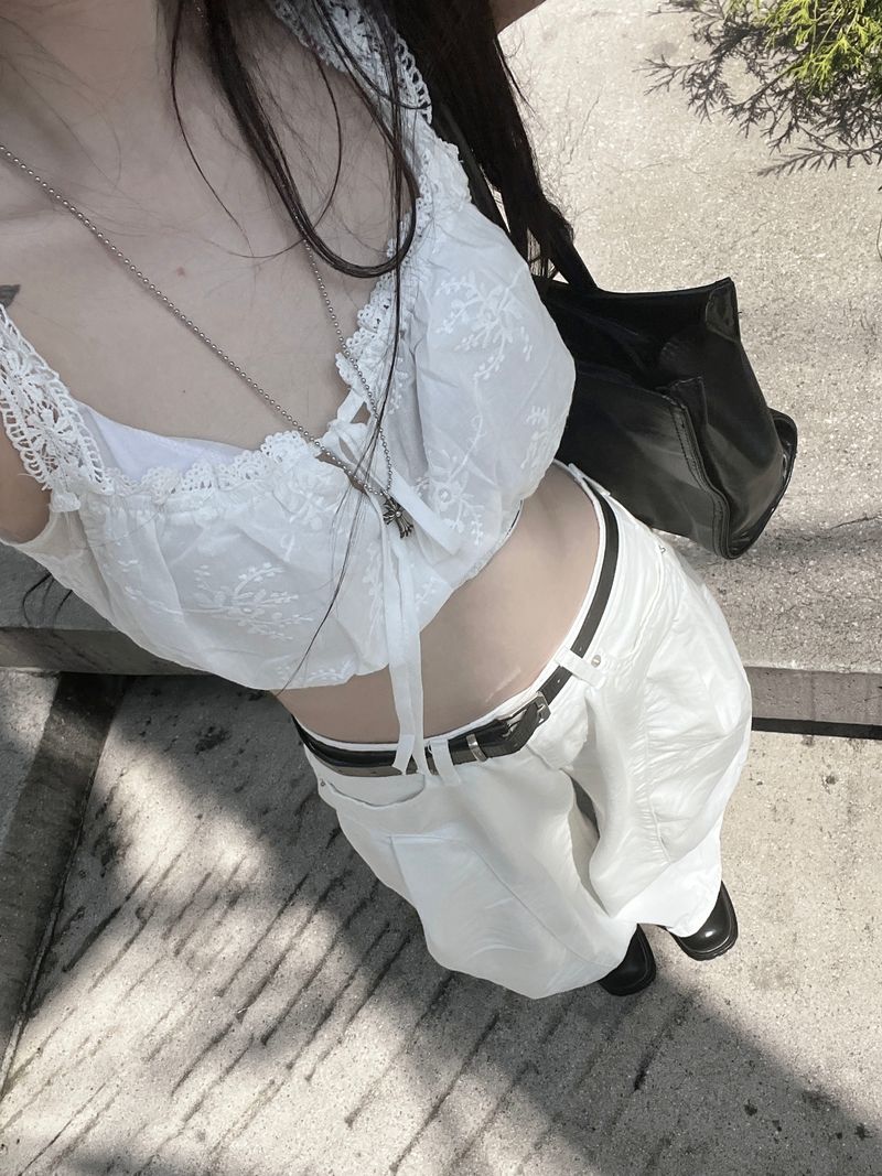 URBAN UNIQUE（アーバンユニーク）の「daisy jacquard lace top（Tops）」