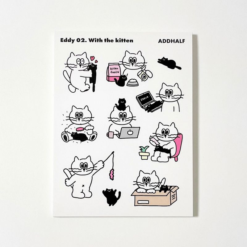 Eddy 02. With the kitten