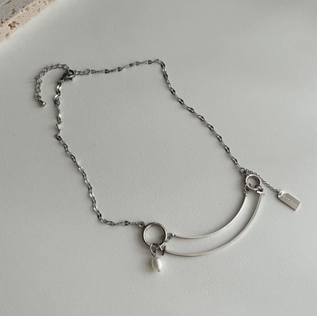 dle Bold Double Bar Unique Handmade Necklace