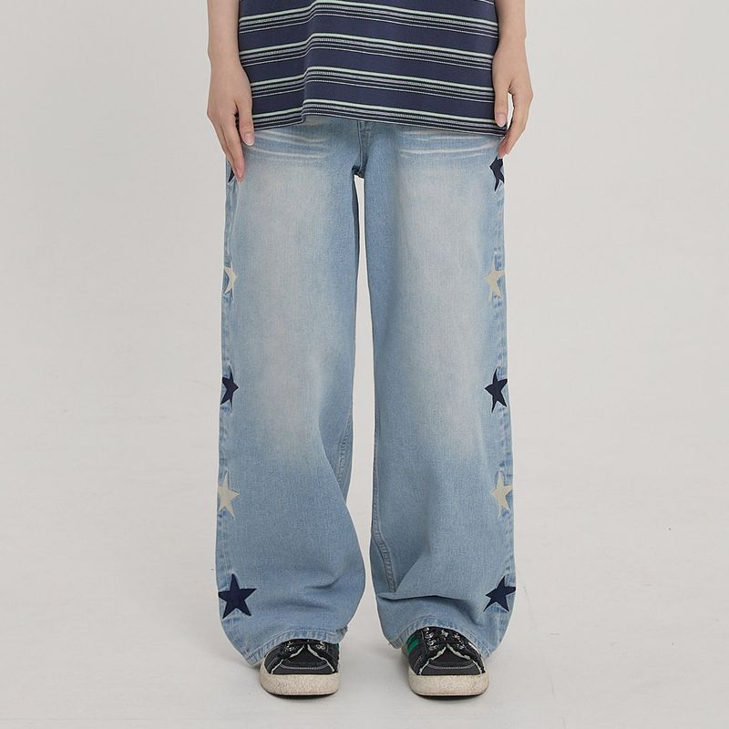 Star Denim Pants