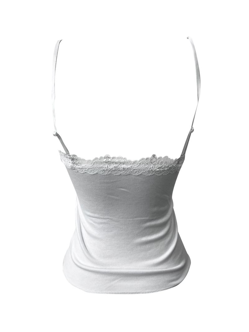 spring lace ribbon sleeveless (2color)