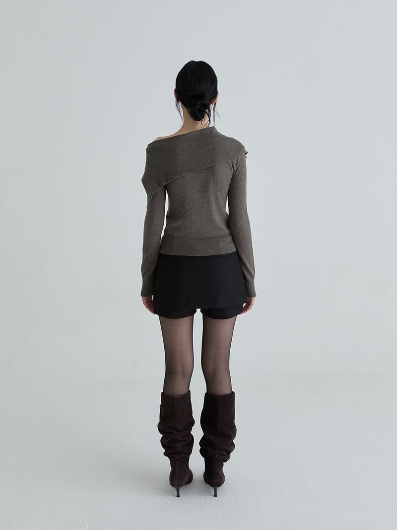 Sailor strap knit (Charcoal)