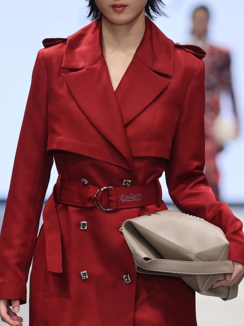 WooLeeX（ウーリーエックス）の「Red Belt Coat（Jackets/Outerwear）」