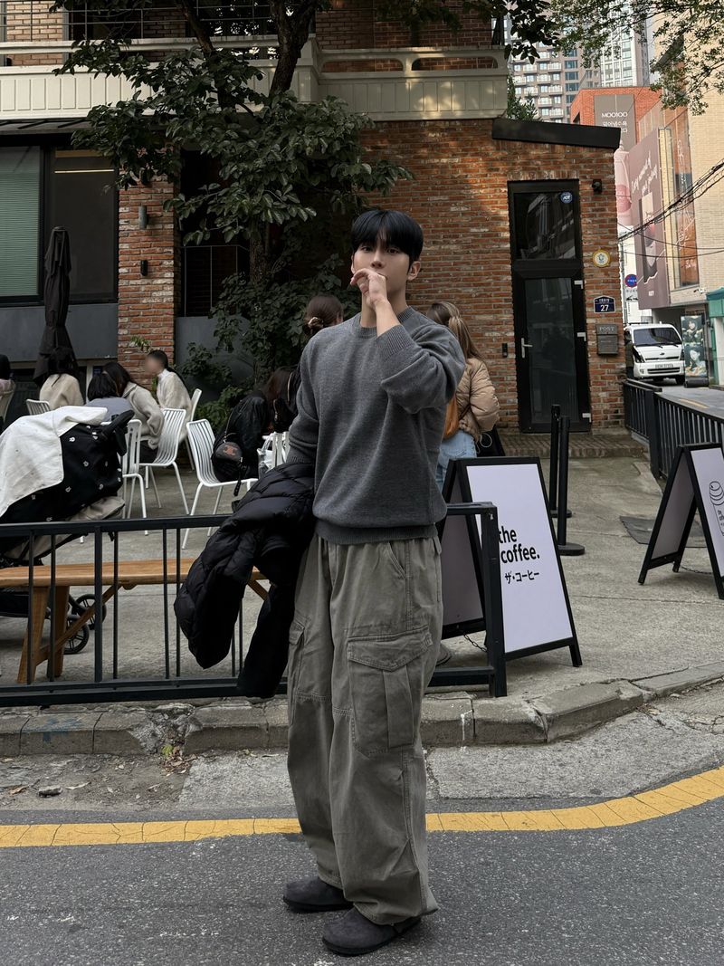 Mata stone washing cargo pants