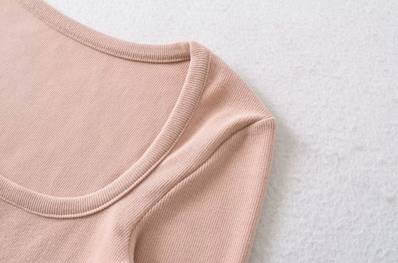 Eline Square Line Knit Top