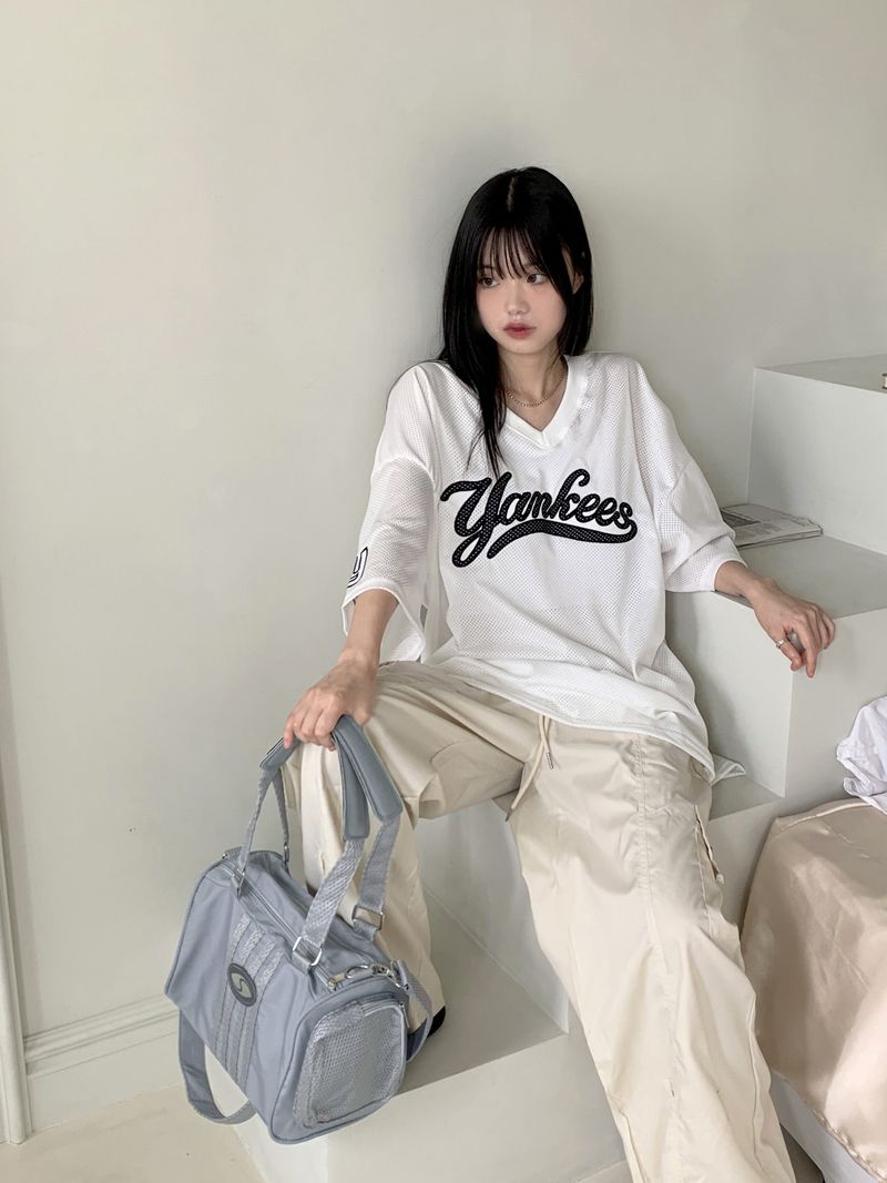 [L SIZE] リセンスポーティークロスビッグボストンバッグ