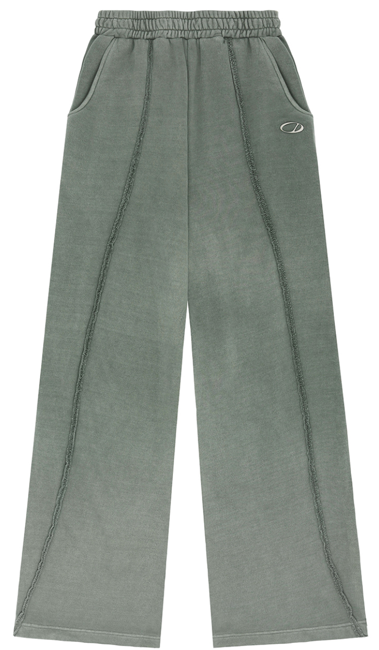 Pigment Cut-Off String Wide Pants
