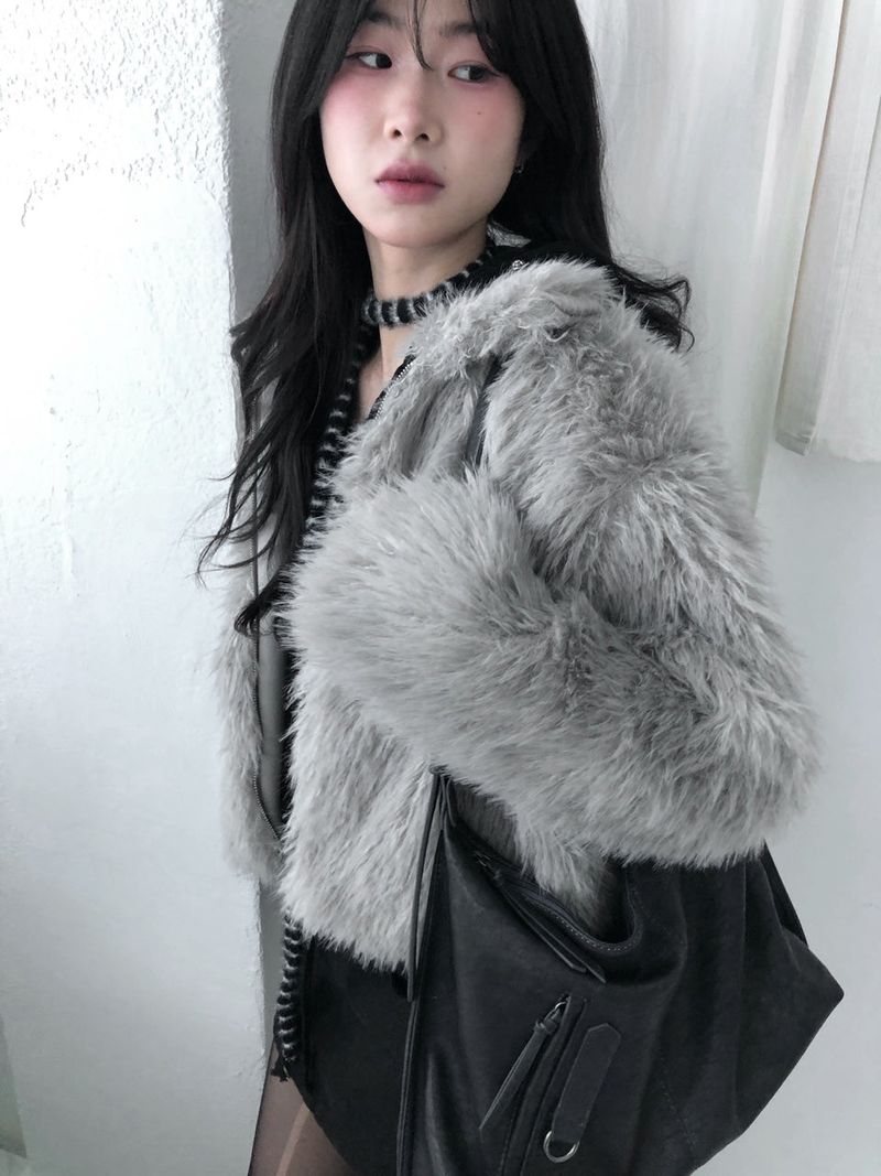 Swan Fur Jacket