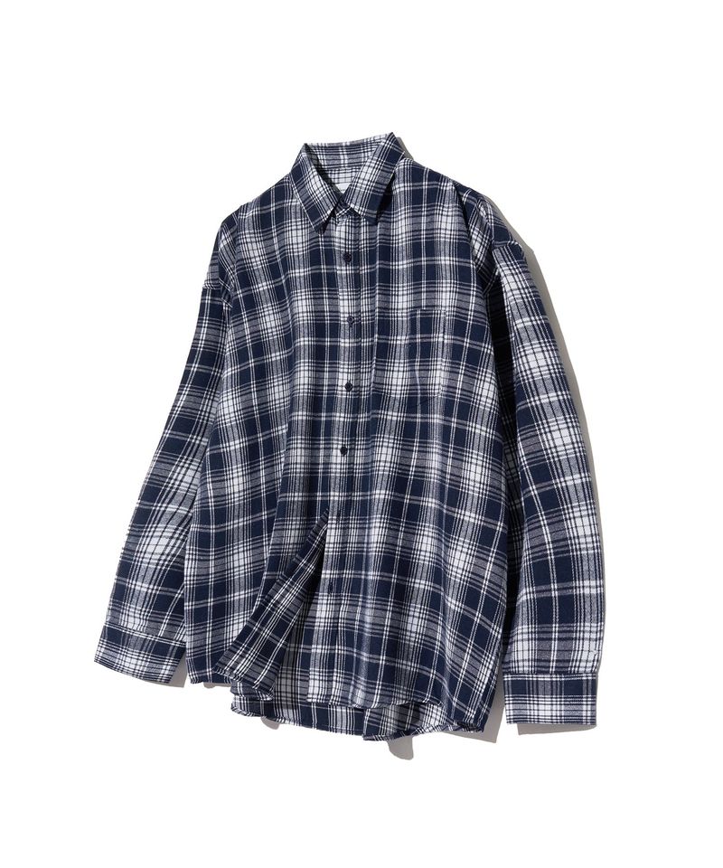 standard error(スタンダードエラー)の「87-STAN080 Neutral Farm OverFit Pocket Long-Sleeved Check Shirt(Tops)」