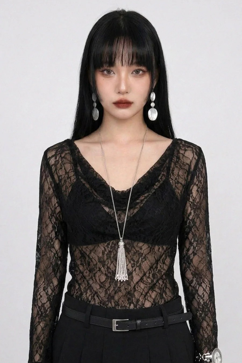 BEADED TASSEL LONG NECKLACE (2COLORS!)