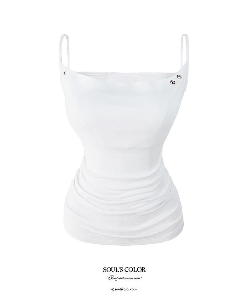 Kendall Eyelet Drape Top (2color)