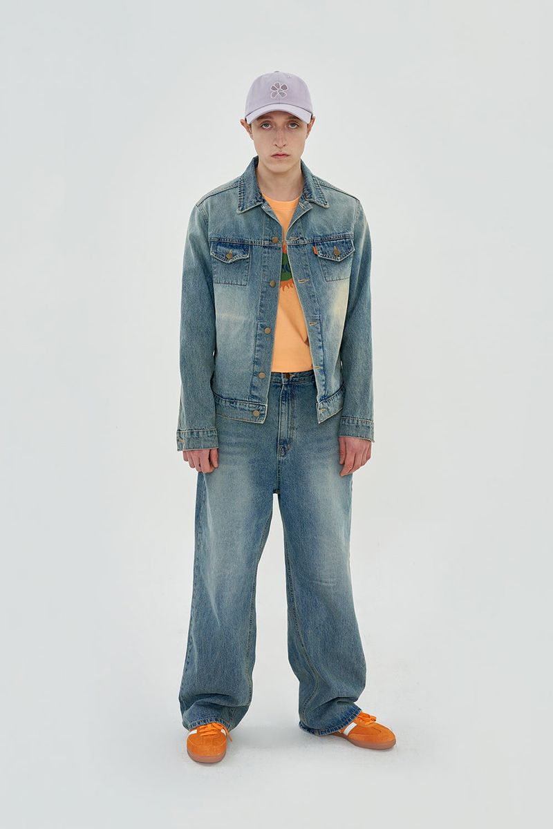 FLOWER DENIM JACKET