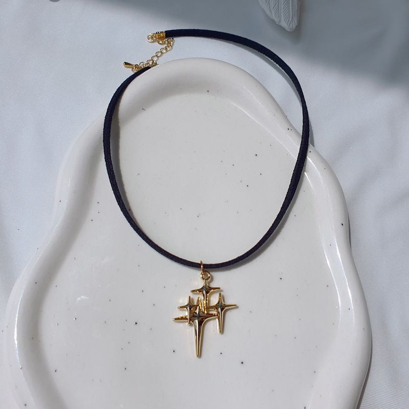 Sparkle Sparkle Choker Necklace - Gold Color