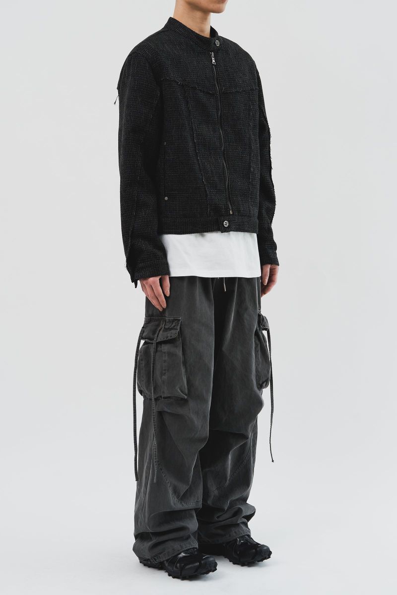 Shawn Tweed Biker Jacket (3color)