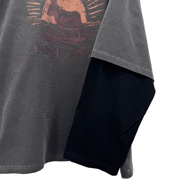 sunset pigment layered long sleeve