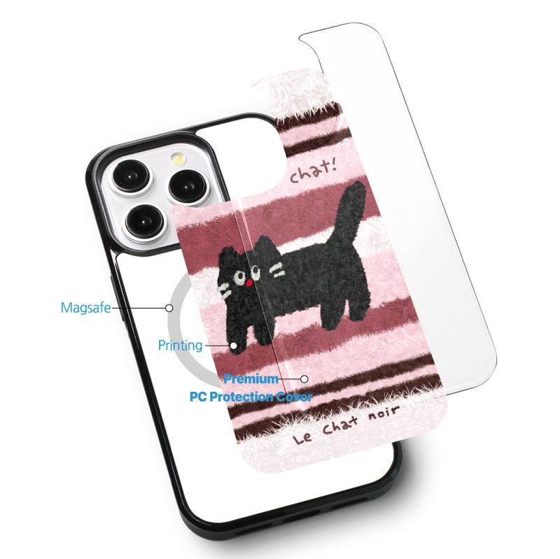 FLUFFY KITTEN MAGSAFE PHONE CASE