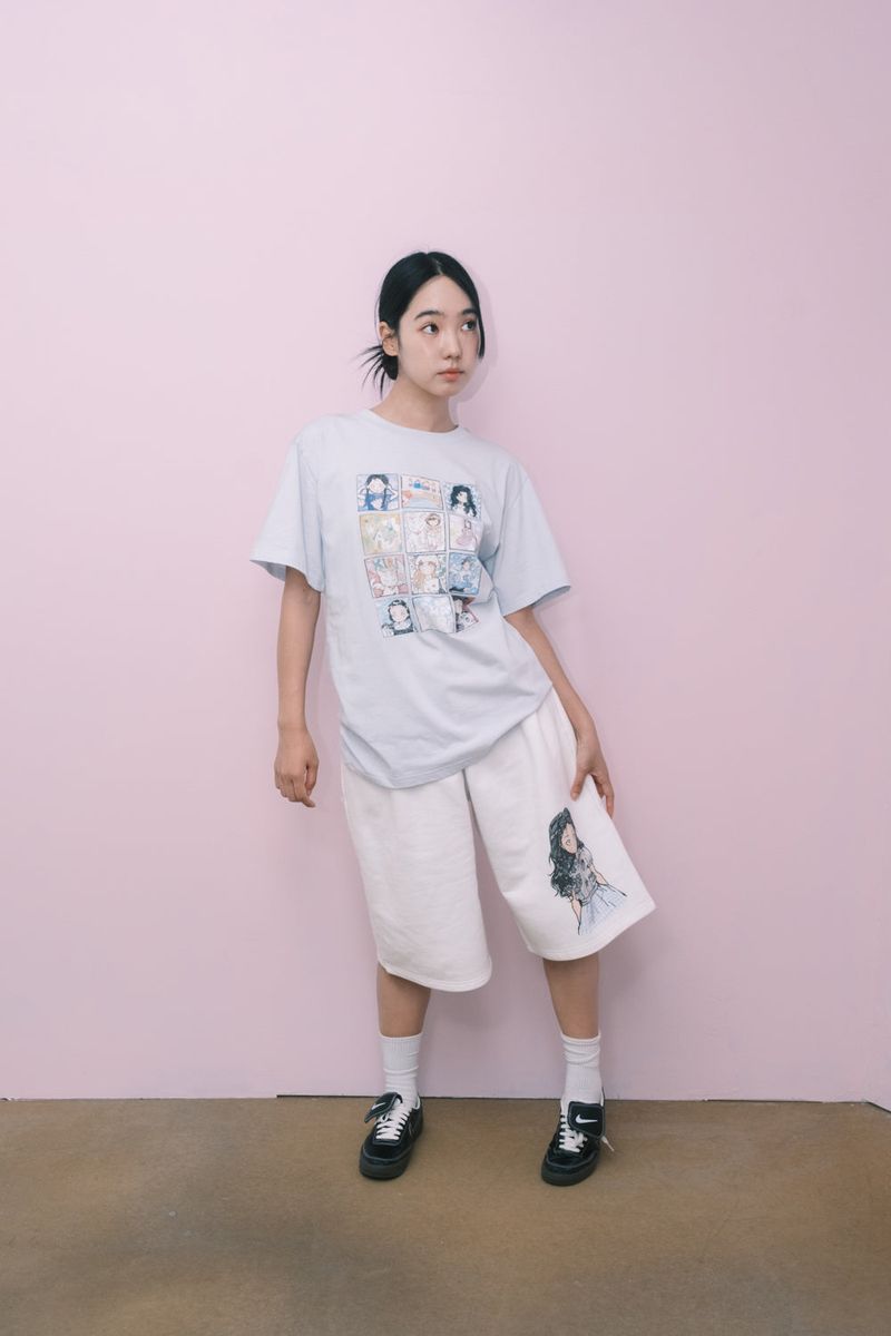 SHAKIRI X Namsuru 우리들 HALF SWEATPANTS 
