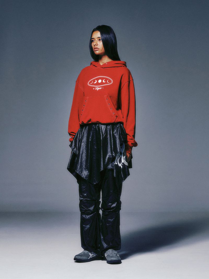 NYXX（エヌワイエックスエックス）の「DRAPE LAYERED SKIRTPANTS (BLACK)（Pants）」