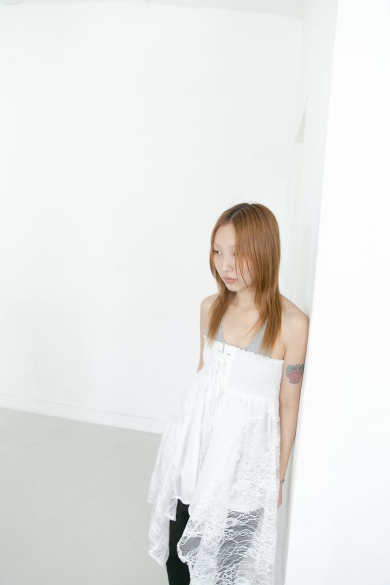 soft halterneck sleeveless top(3colors)