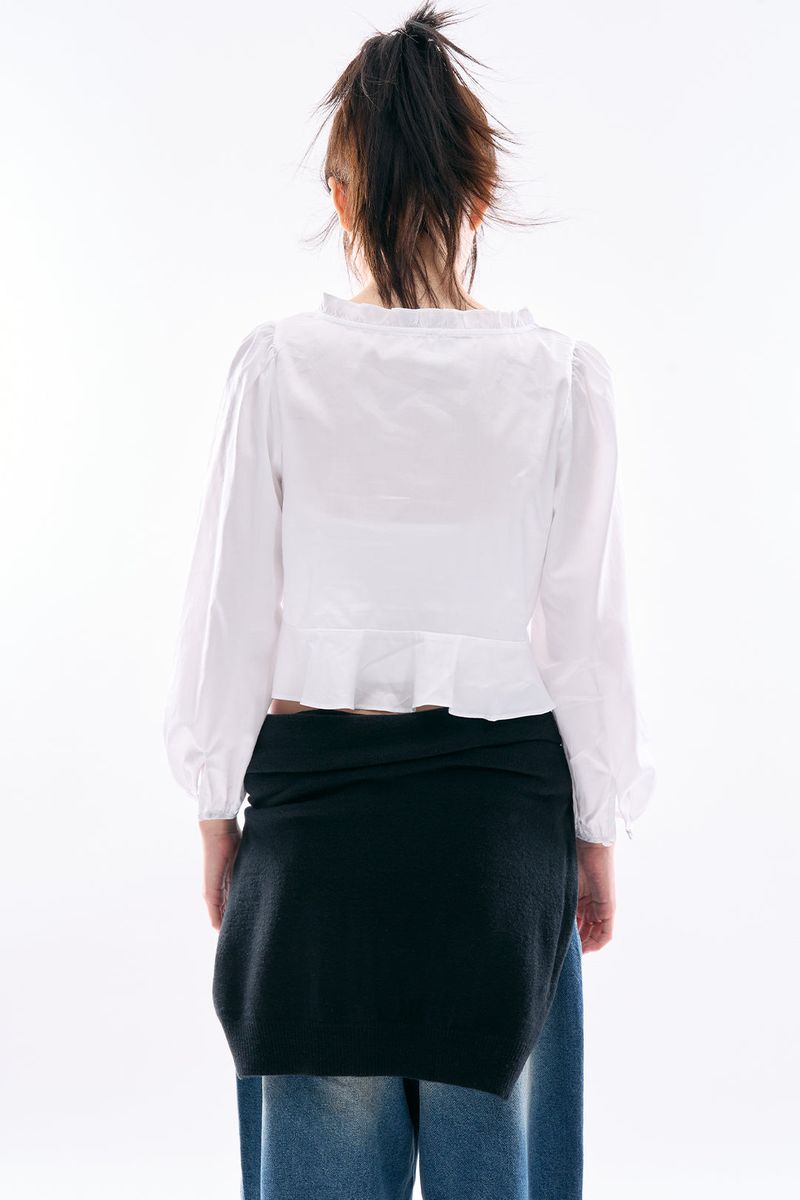 Mori satin blouse