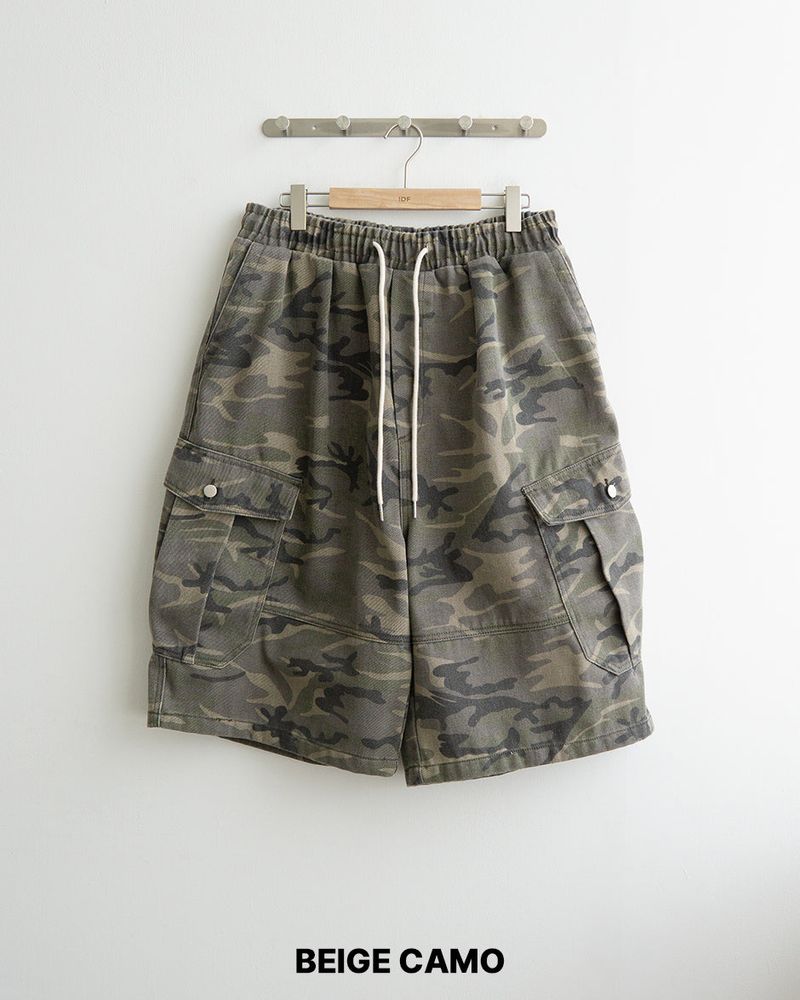 Drill Camo Bermuda Pants