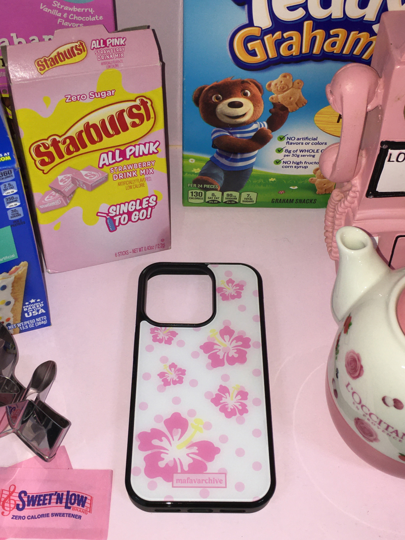 MAFAVARCHIVE（マイフェイブアーカイブ）の「polka dot flower glass case（Smartphone Accessories）」