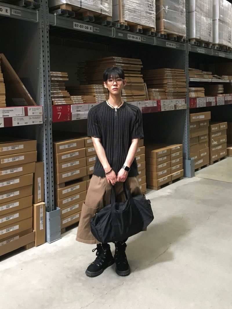 DISCERNMENT（ディサーンメント）の「DL Ribbed Half Summer Zip-up 4C（Tops）」