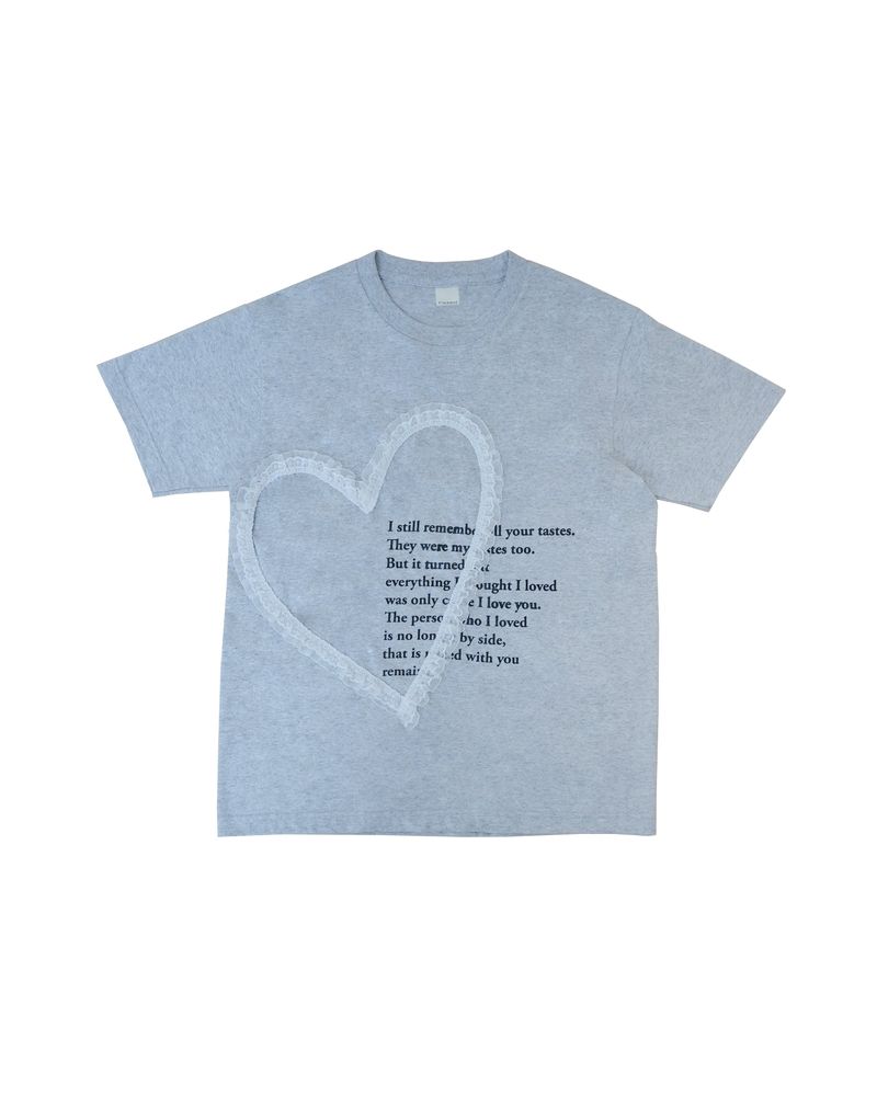 LOVE t-shirts / gray