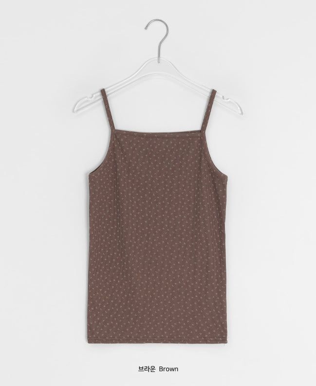 Hatil Floral Ribbed Sleeveless