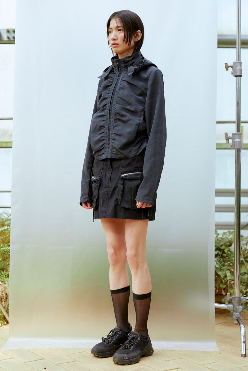 Cargo Mini Skirt (BLACK)