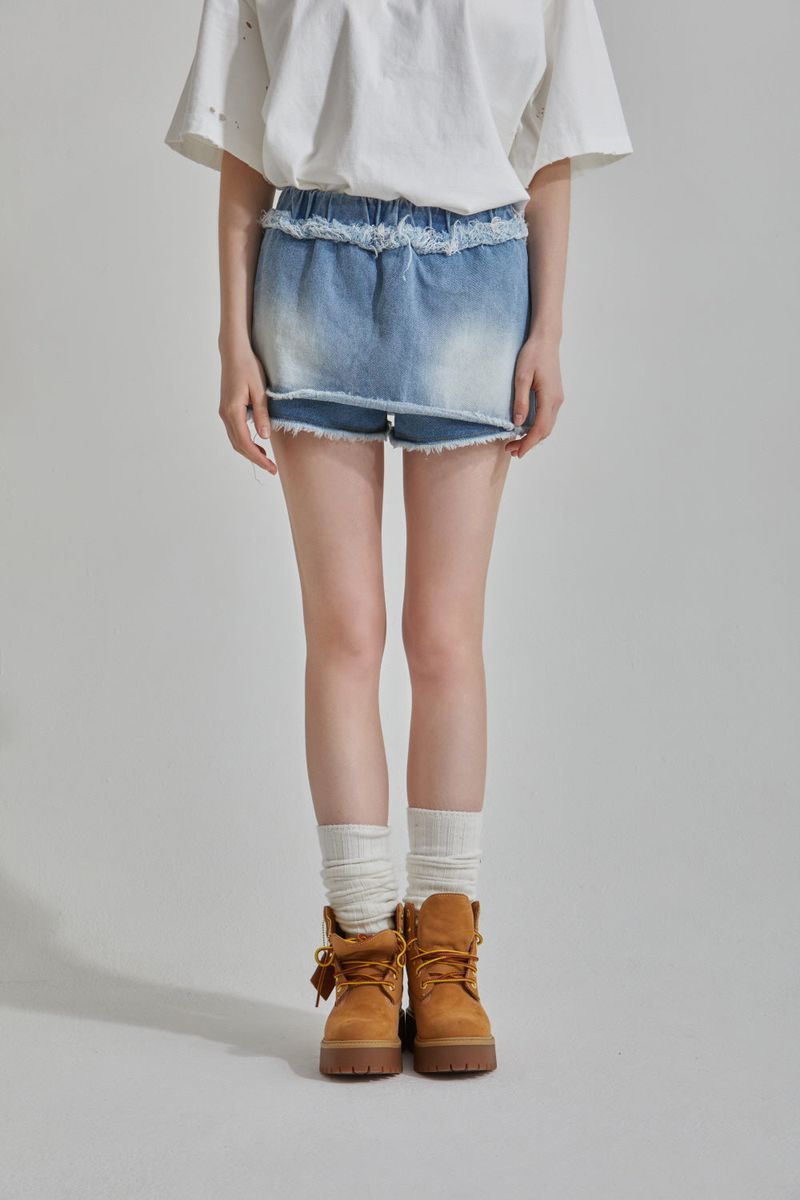 COVER DENIM SKIRT