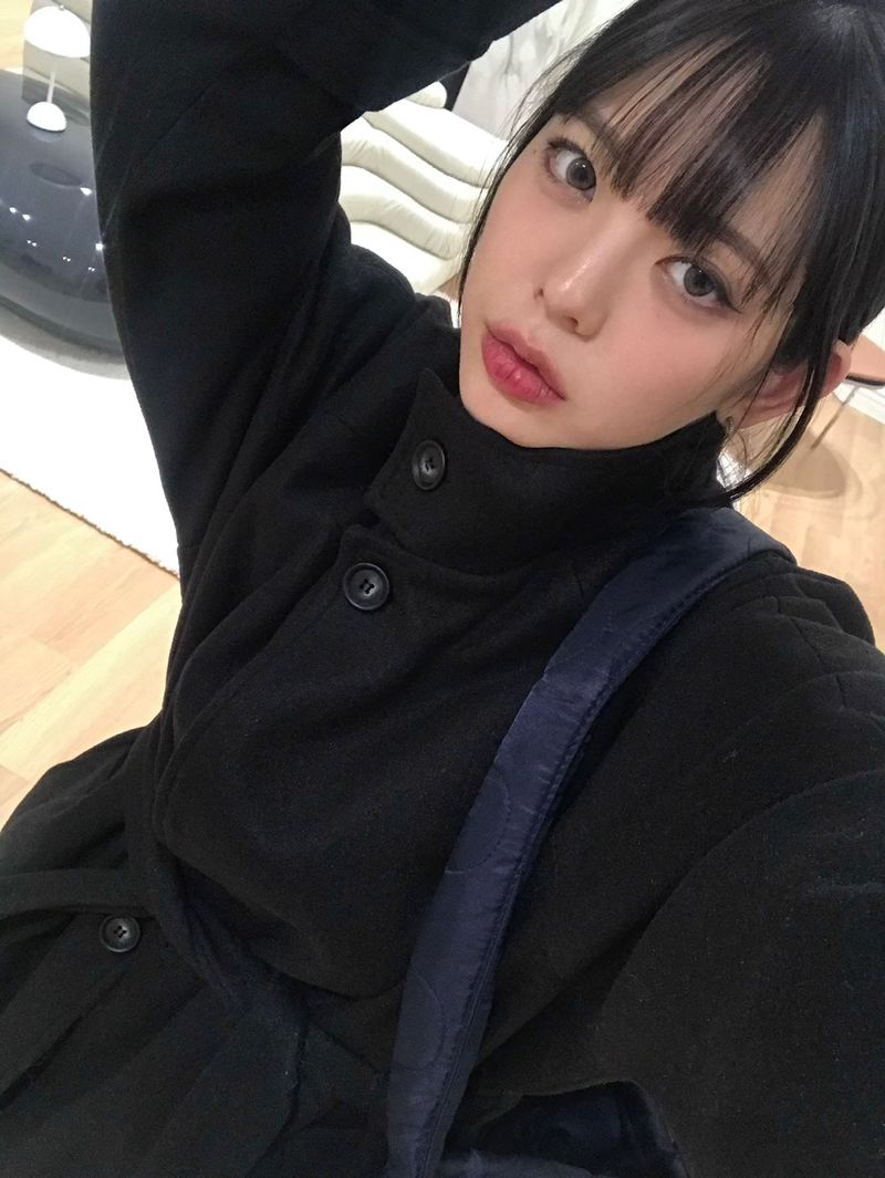 Verliebt high neck long coat