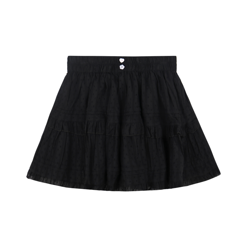 DOT FRILL SKIRT (2 COLORS)