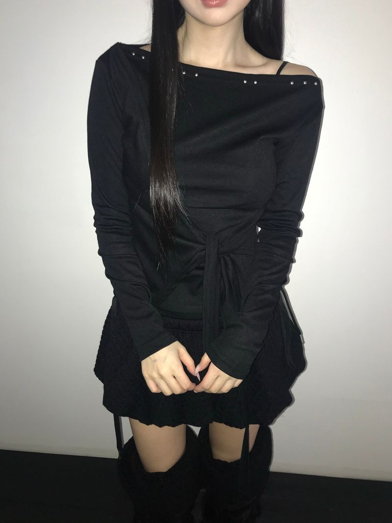 stud tie top(3 color)