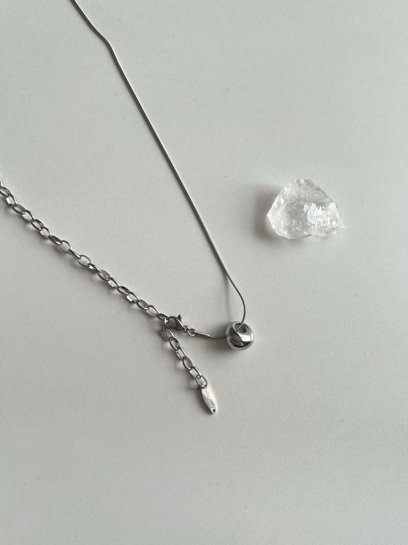 ddo vertical bold donut coin two way long layered necklace