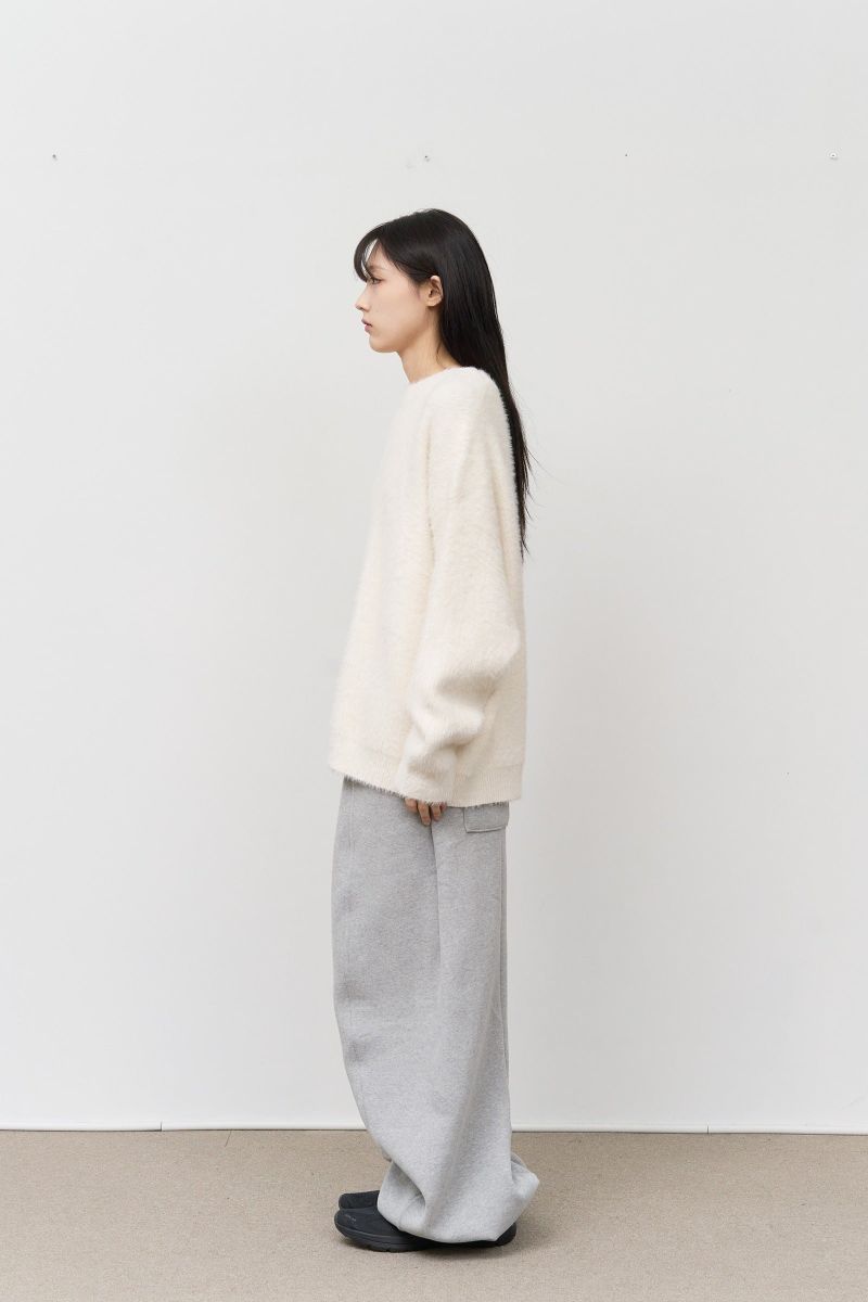 Encho Hairy Cropped Knit