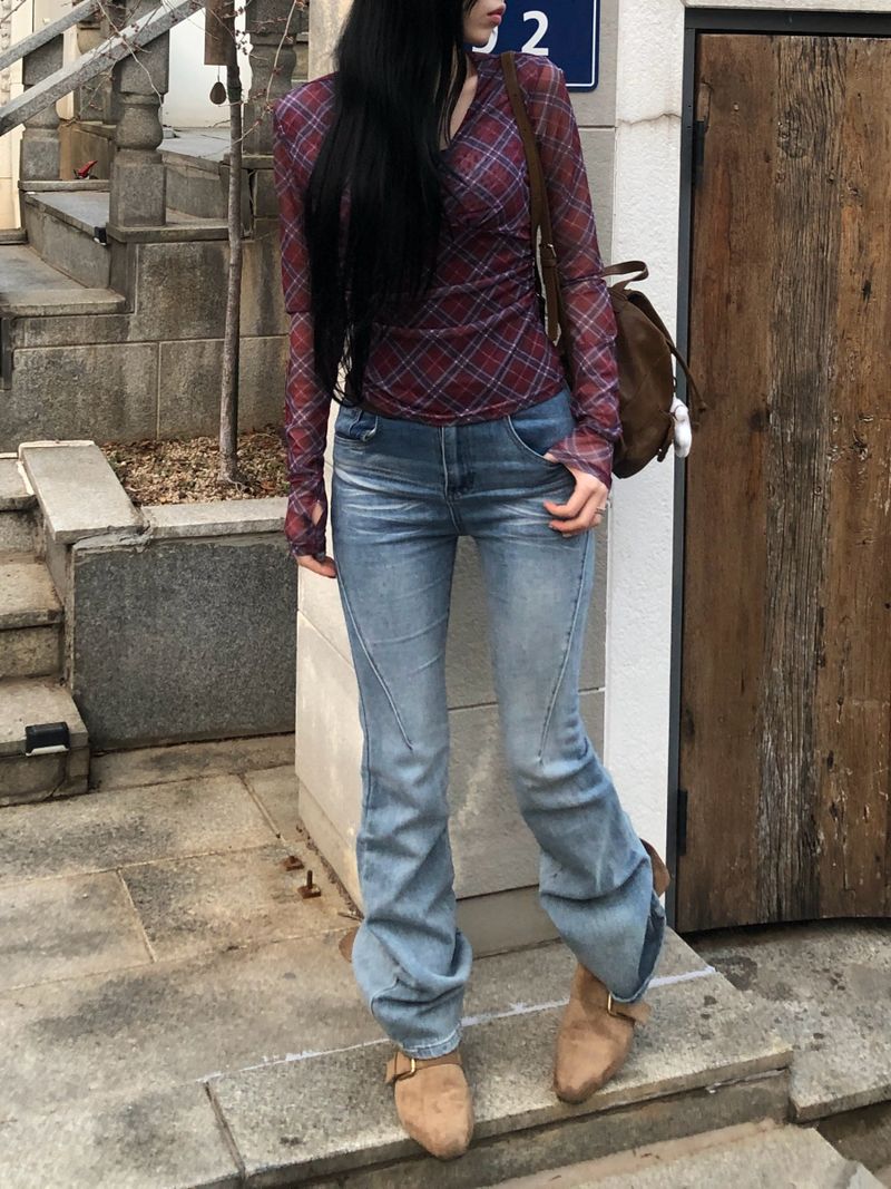 Vintage Two Line Bootcut Denim