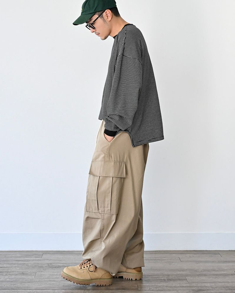 SIO WIDE CARGO PANTS BG