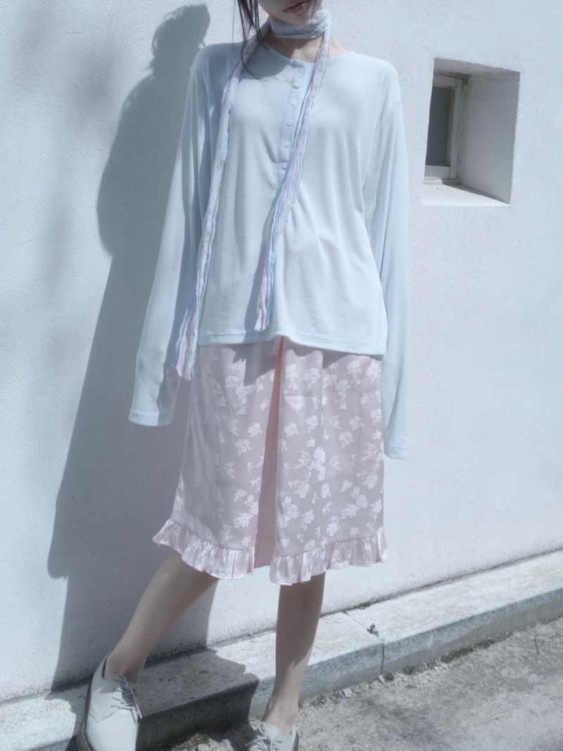 ZELENA（ゼレナ）の「silky frill skirt（Skirts）」